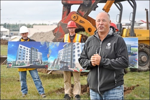 Sod turns for new Comfort Inn and Suites _0