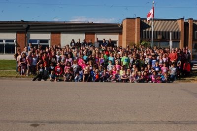 Preeceville School students and staff joined together to participate in the annual Terry Fox Run on September 28.