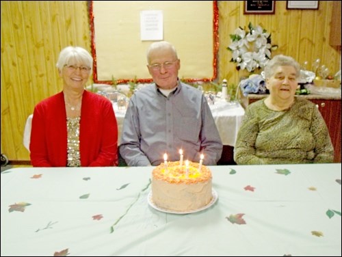 Borden Friendship Club members celebrating December birthdays are Miriam Hamm, Archie Wainwright and Jean Hryniuk.