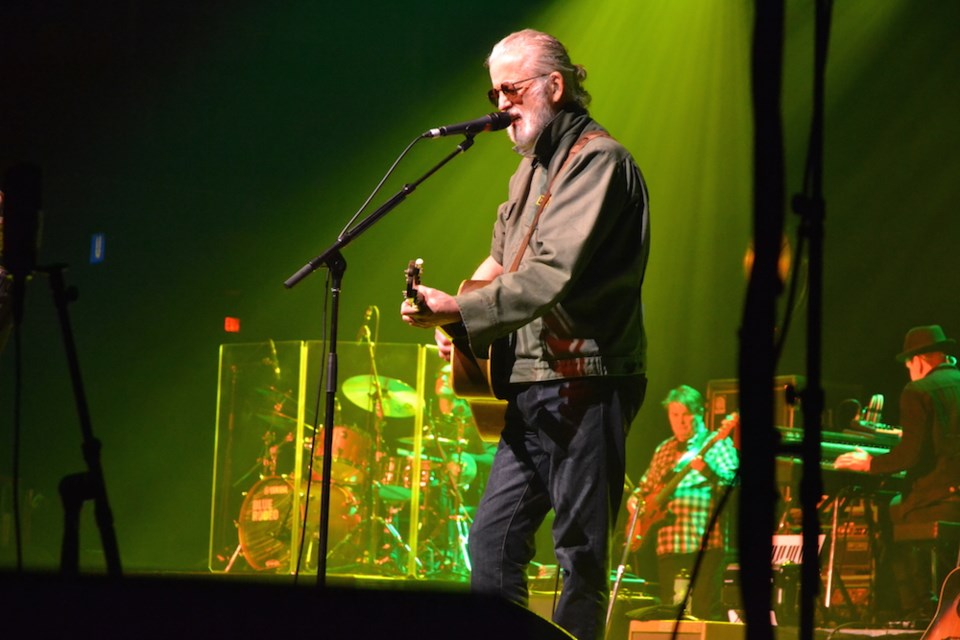 Greg Keelor of Blue Rodeo provides guitar and backup vocals at the band’s Jan. 15 performance at Aff