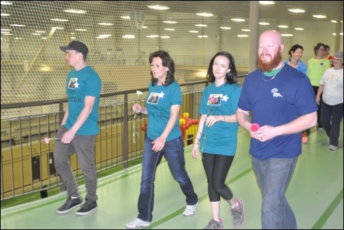 A Walk to Remember
The annual Walk for Alzheimer's took place at the NationsWEST Field House on Sunday. This is the fifth Alzheimer’s Walk in the Battlefords and the fourth to take place at the field house. Fundraising went on in advance of the event with participants collecting pledges. Proceeds go towards the Alzheimer's Society of Saskatchewan. Photo by John Cairns