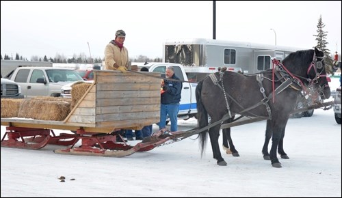 Battlefords' Harness Club held their Cutter Rally Saturday afternoon, Feb. 4. Photos by Shannon Kovalsky