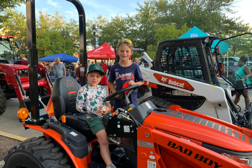 Hundreds of locals enjoy a family-friendly night out during Statesboro's "Ag Night Out" community event. 