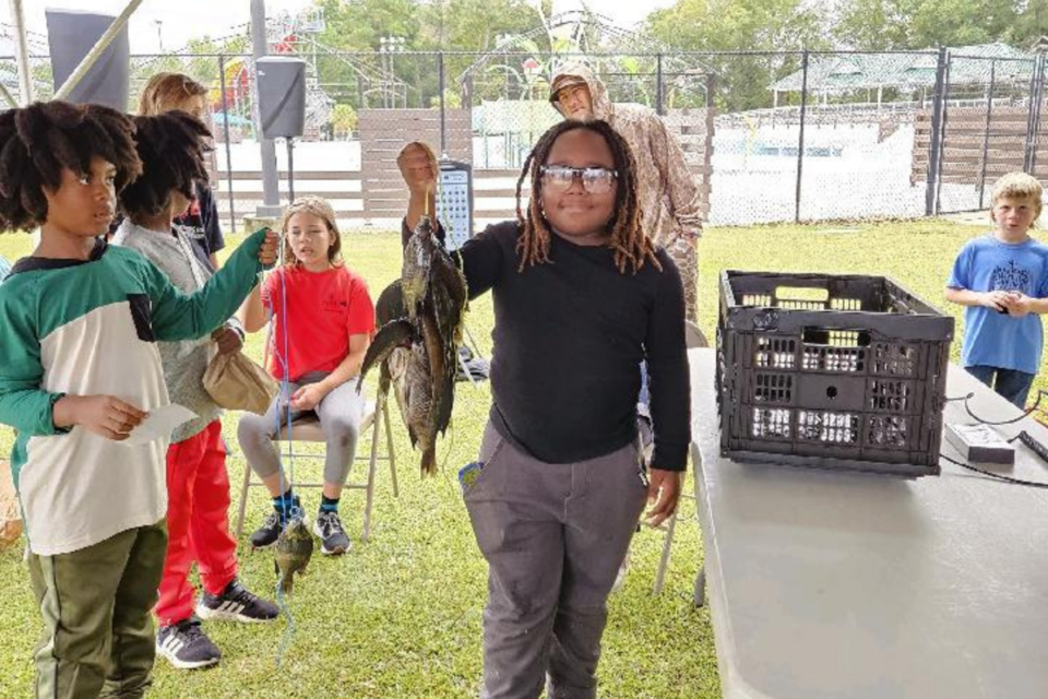 Gary Oglesby Memorial Youth Fishing Rodeo Winners.