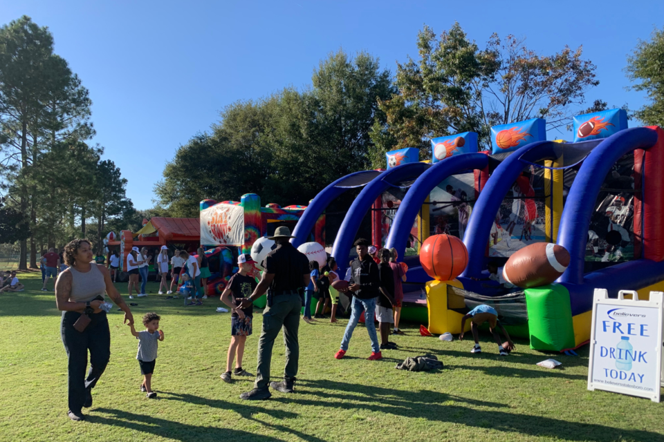 Bulloch County's annual Night Out Against Crime took place from 4-6pm on Saturday, October 7th, at Mill Creek Park.