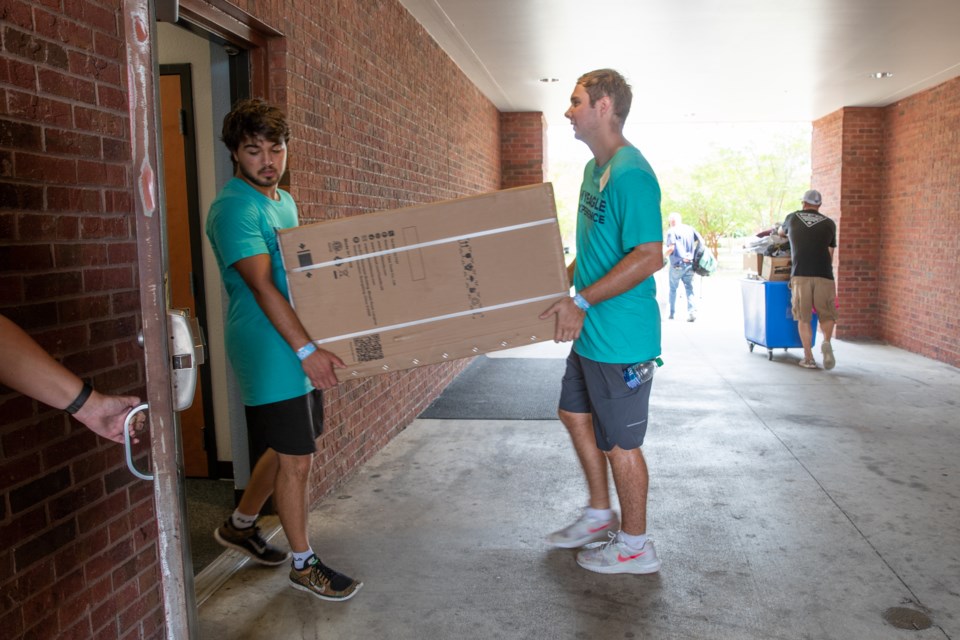 Georgia Southern's "Operation Move-In" will take place on Friday, August 11th. For more information, visit GeorgiaSouthern.edu/OMI.