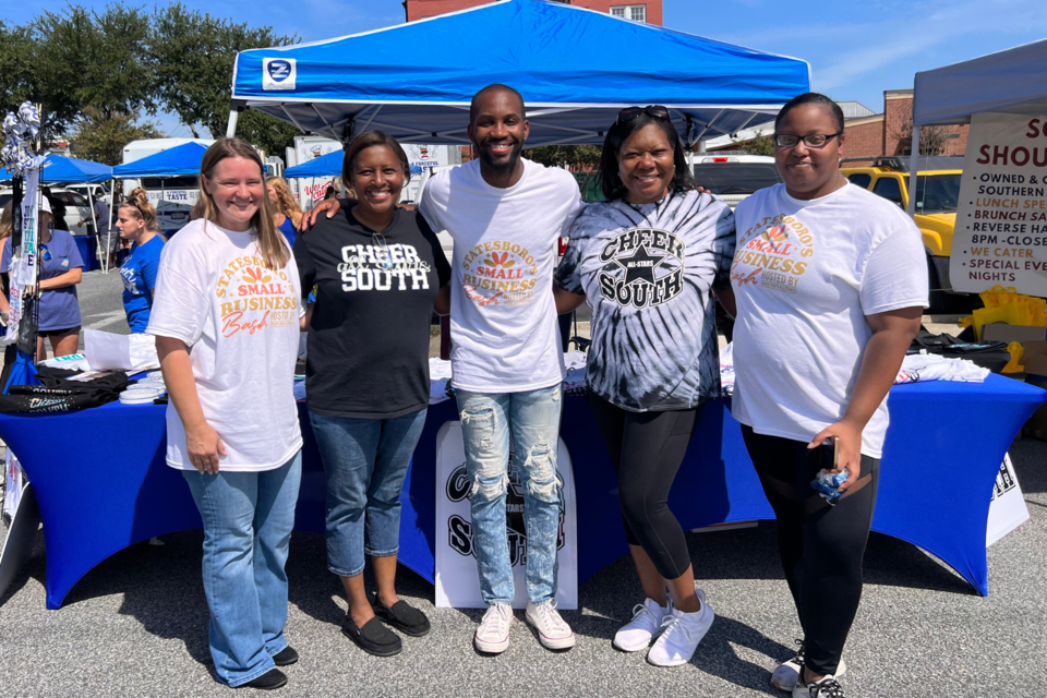 Cheer South Allstars hosted the inaugural Statesboro Small Business Bash in celebration of its 25th year of being a small business within the community. Photo Courtesy of Jomal Childers. 