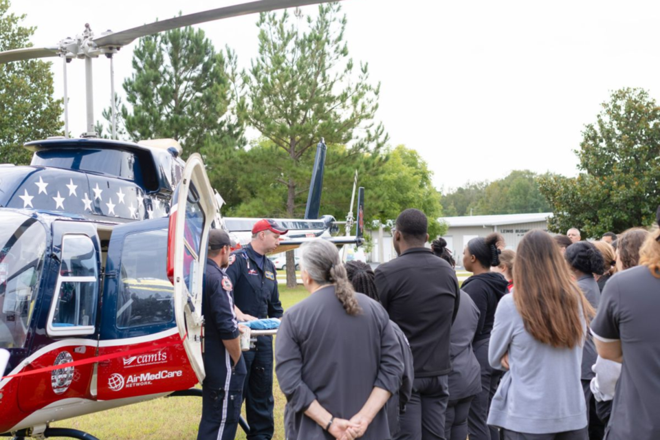 air-evac-95-visits-ogeechee-technical-college-to-educate-ems-and-nursing-students