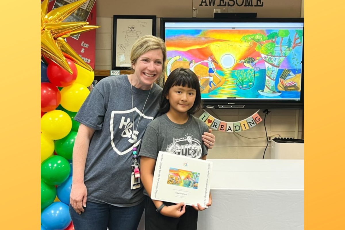 Help Brooklet Elementary School students win a national Google Doodle