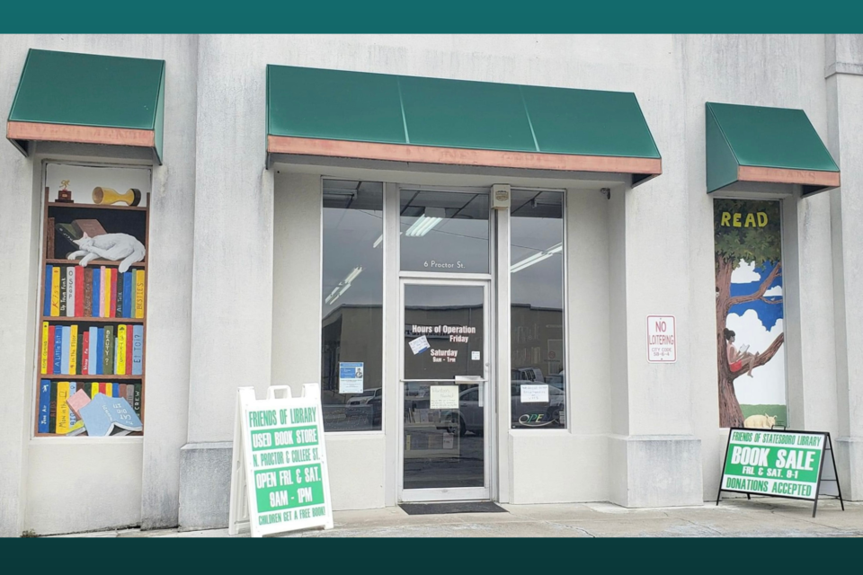 The Friends of the Library Bookstore at 6 Proctor St. in Statesboro 