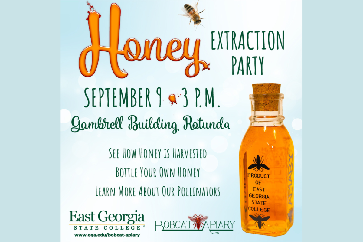 Honey Extraction Party at East Georgia State College scheduled for September 9