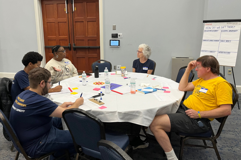 Roundtable discussions were helpful in providing resident feedback at the Community Conversations Event