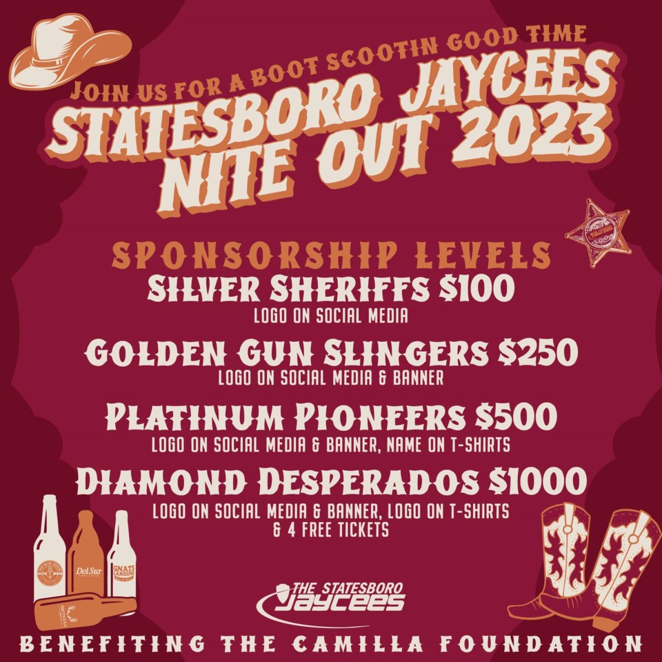 Statesboro Jaycees Nite Out 2023 is August 5th - Grice Connect