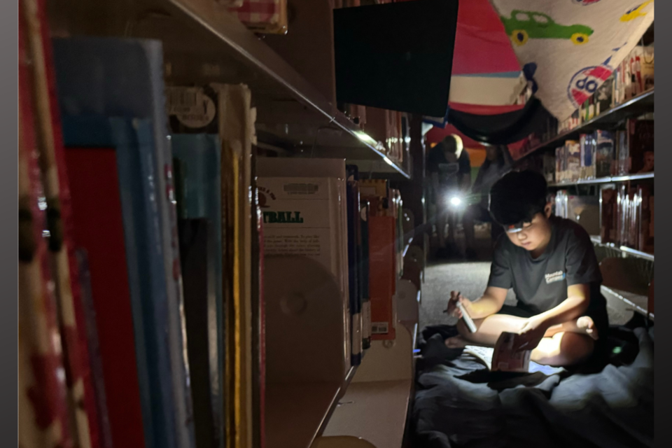 The lights were off and the forts were up for a fun afternoon of summer reading at the Statesboro Bulloch County Library.