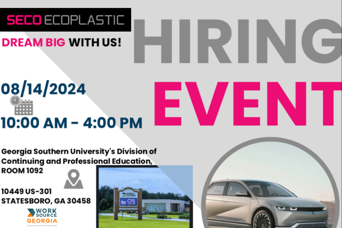 Get hired at Ecoplastic America! Job opening this Wednesday