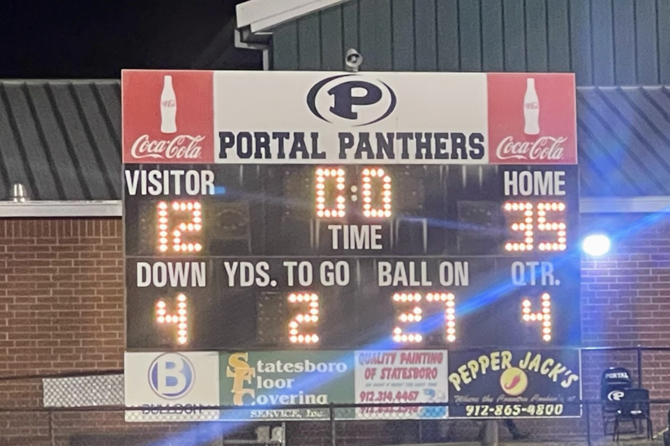 The Portal Panthers defeated the Turner County Titans