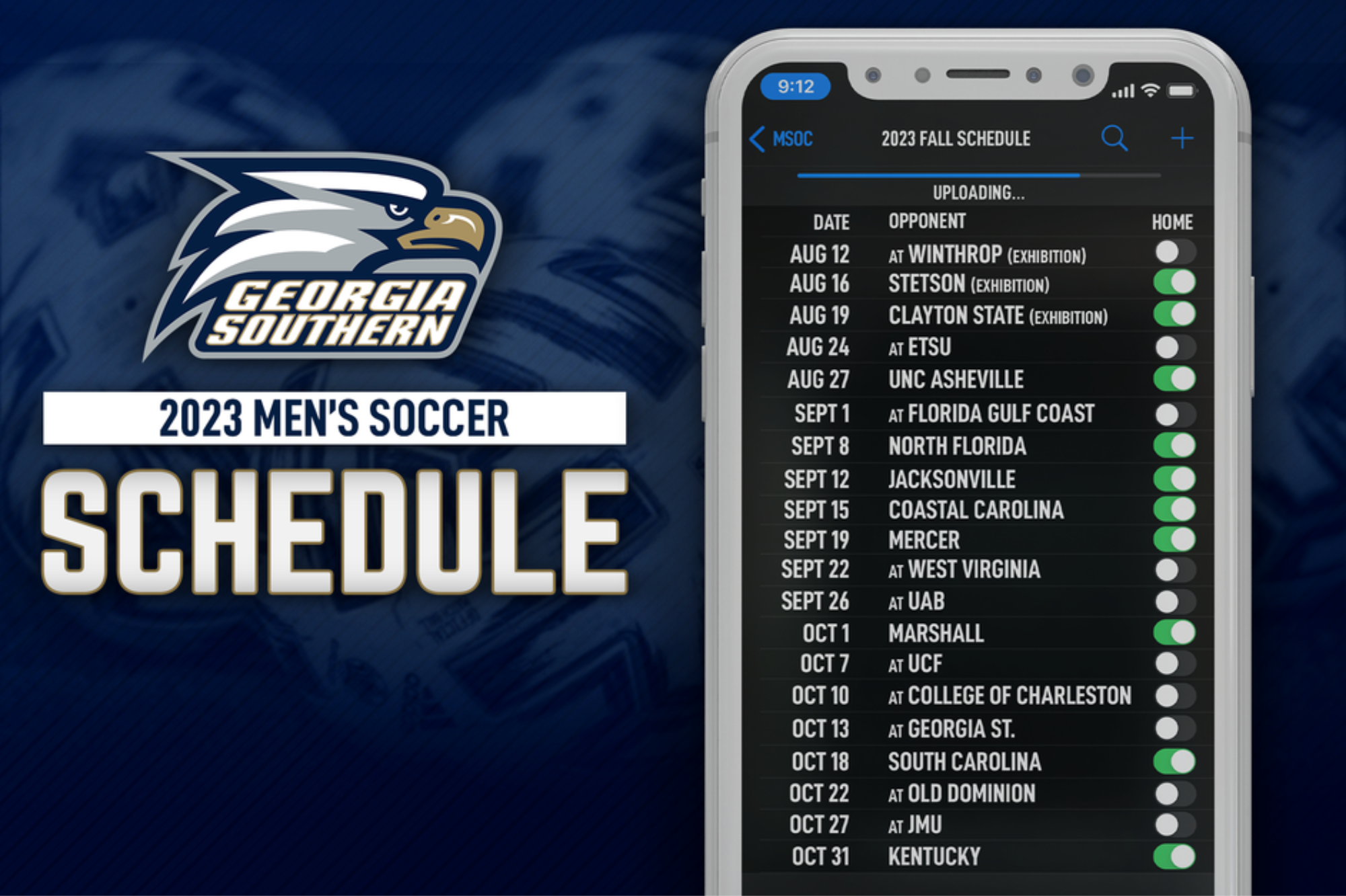 Jaguar soccer announces 2023 schedule - University of South