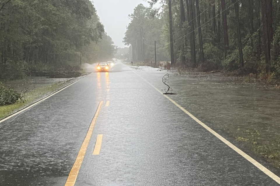 Old Register Road just past the Clubhouse