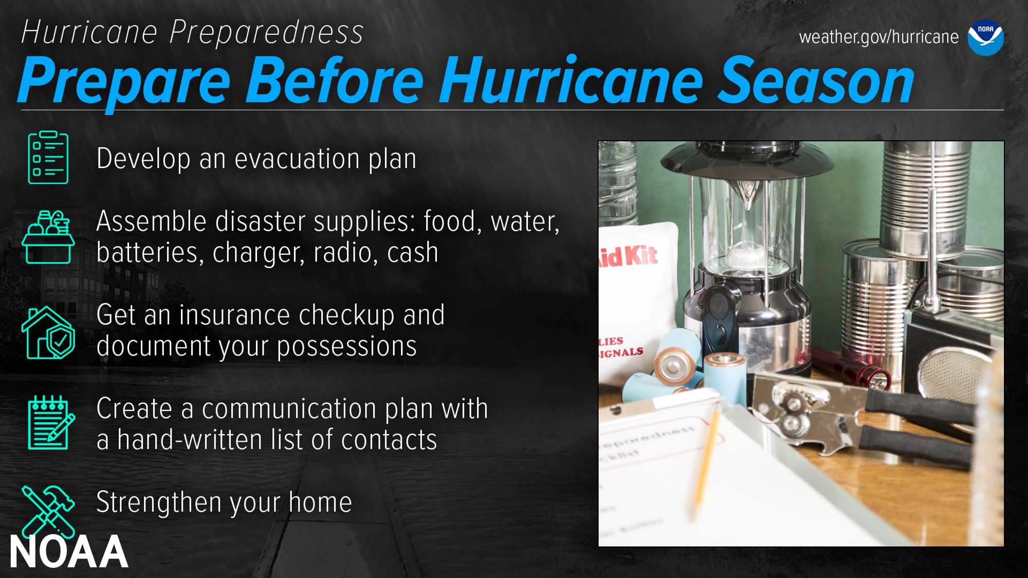 Checklist: Your hurricane season supply kit