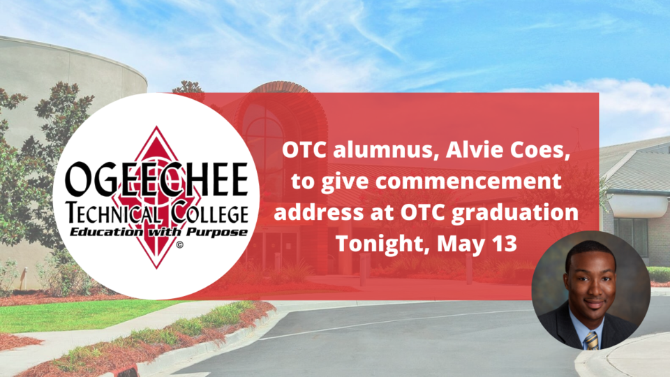 OTC alumnus, Alvie Coes, to give commencement address Tonight, May 13