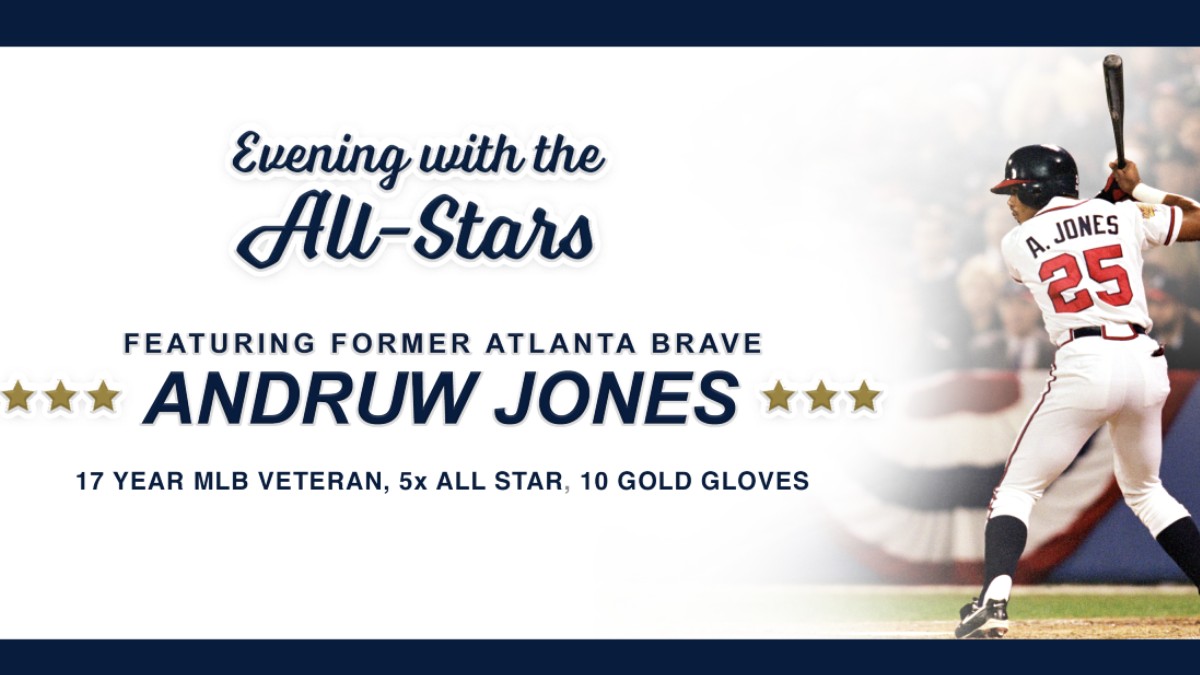 Andruw Jones to appear at GS Baseball Evening with the All-Stars - Grice  Connect