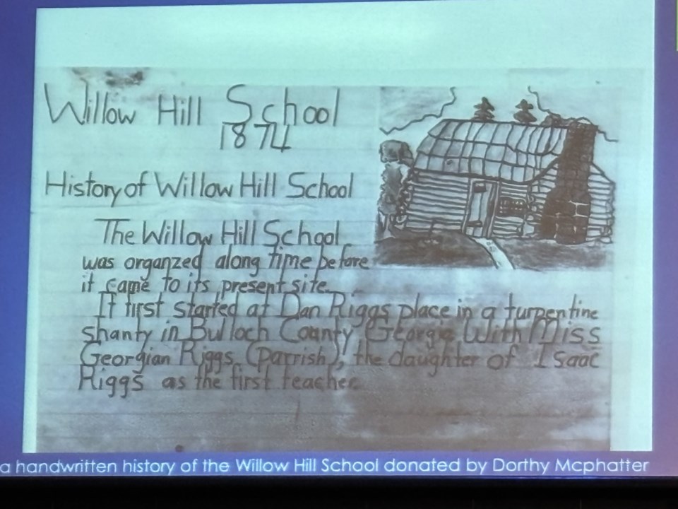 handwritten-history-of-willow-hill