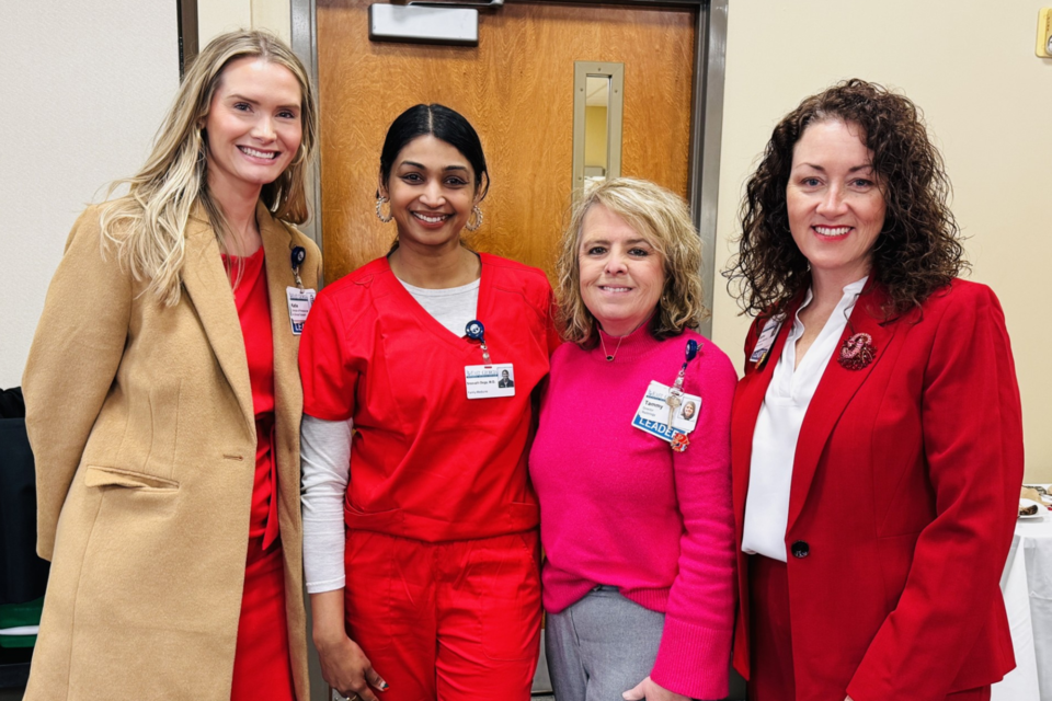 Katie Wolfe, Dr. Sreevalli Dega, Tammy Mascarello, and Jaime Riggs