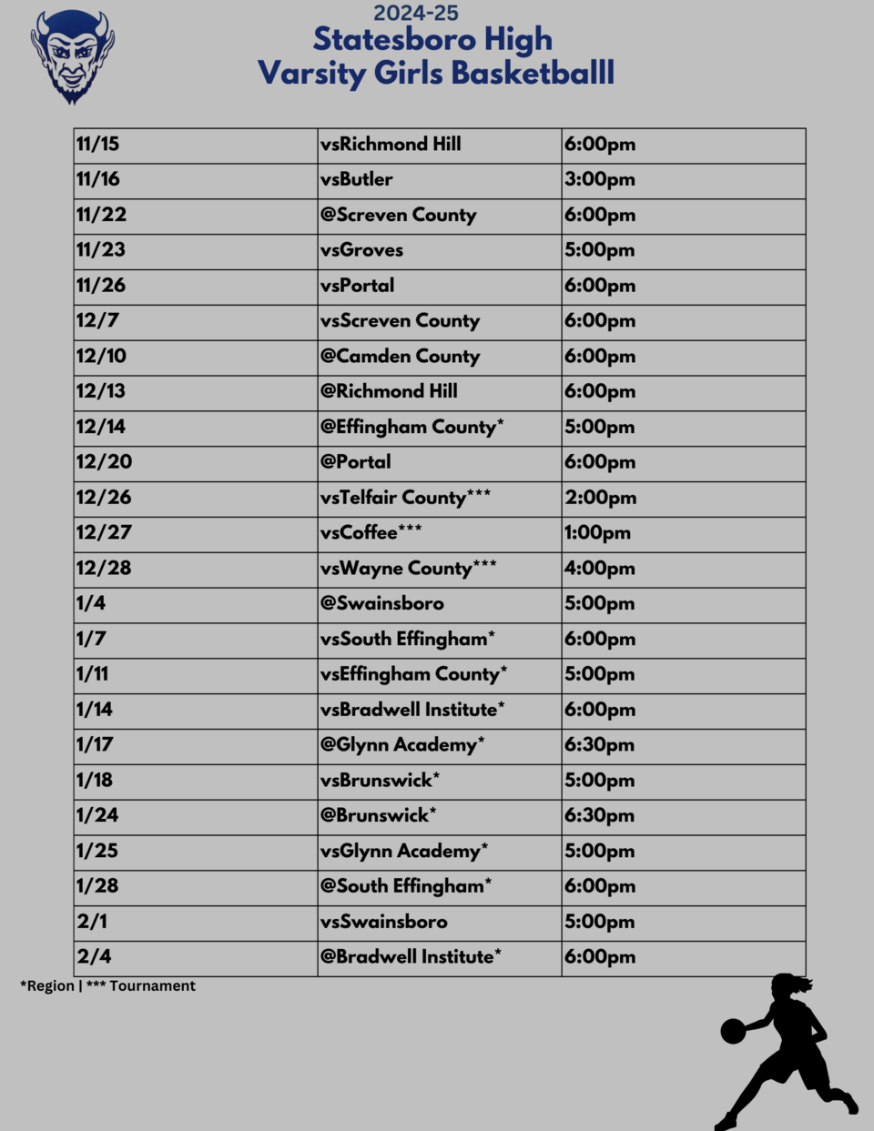 shs-girls-schedule