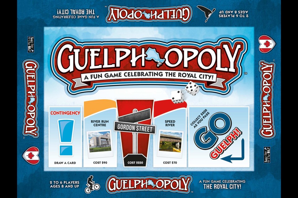 There will be just under 1,000 limited edition Guelph-Opoly games available for sale at local Walmart stores this week. Supplied photo