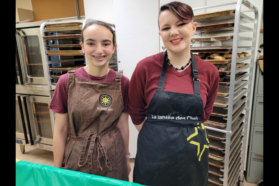 Team Jamaica, from left, Emma Ingram, and Jocelyn DeCarlo.  