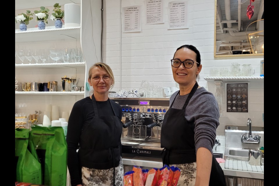 A&E Market + Deli co-owners Elizabeth Tyszko, from left, and Anna Banasik-Mrowca.  