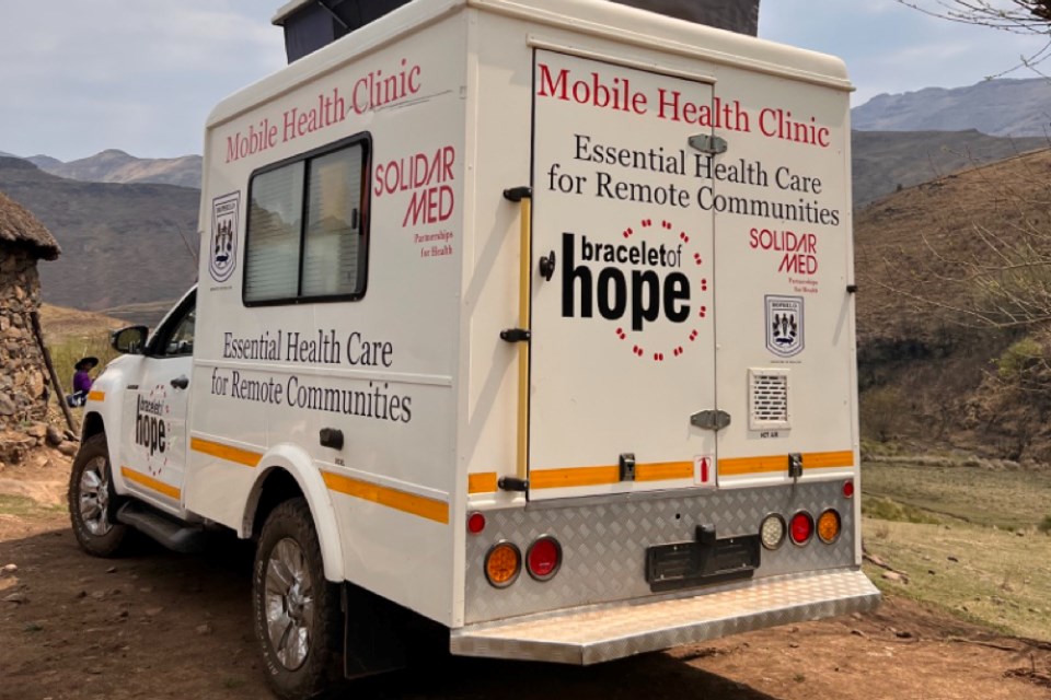 Bracelet of Hope's mobile health units