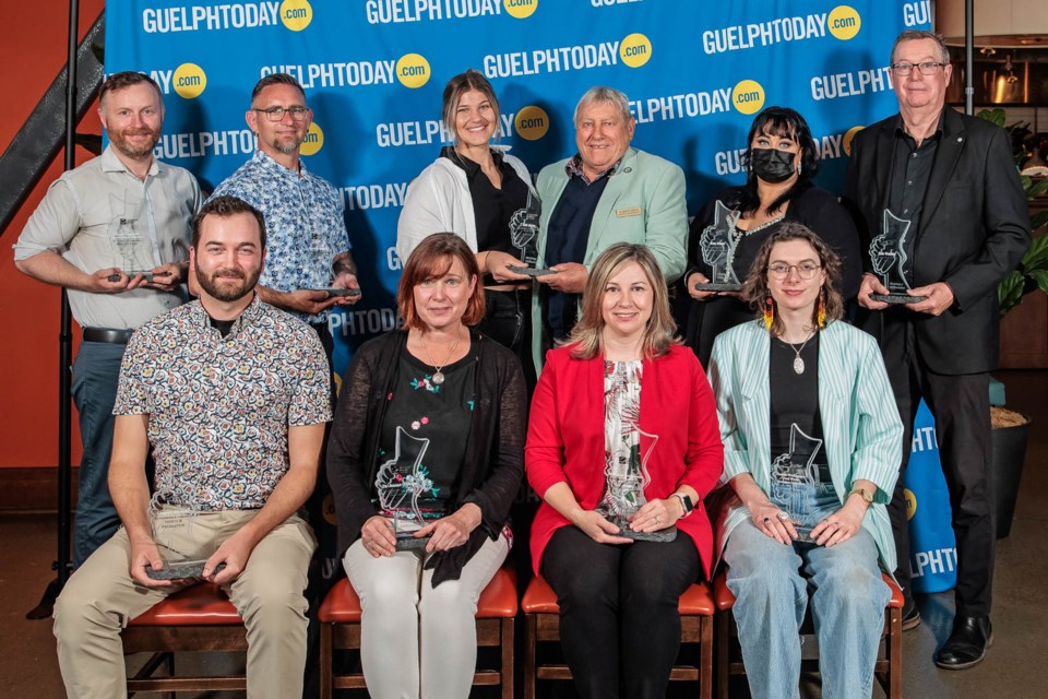 Guests attend the 2024 GuelphToday Community Builders Awards lunch reception held at Buon Gusto Restaurant / Kyle Rodriguez