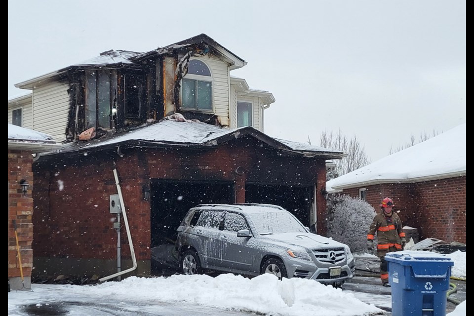 A house fire broke out around 6:30 a.m. on 42 Paulstown Cres. 