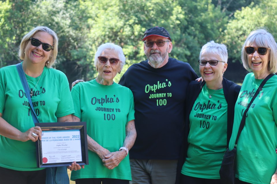 An honour for Orpha Guelph s senior of the year Guelph News