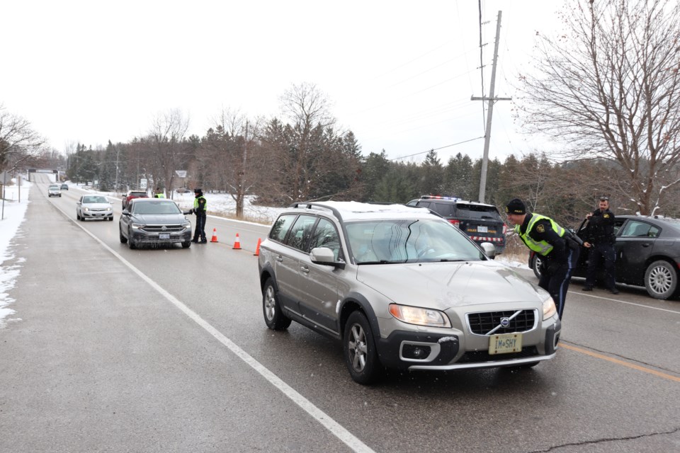 The RIDE checkpoint in action.