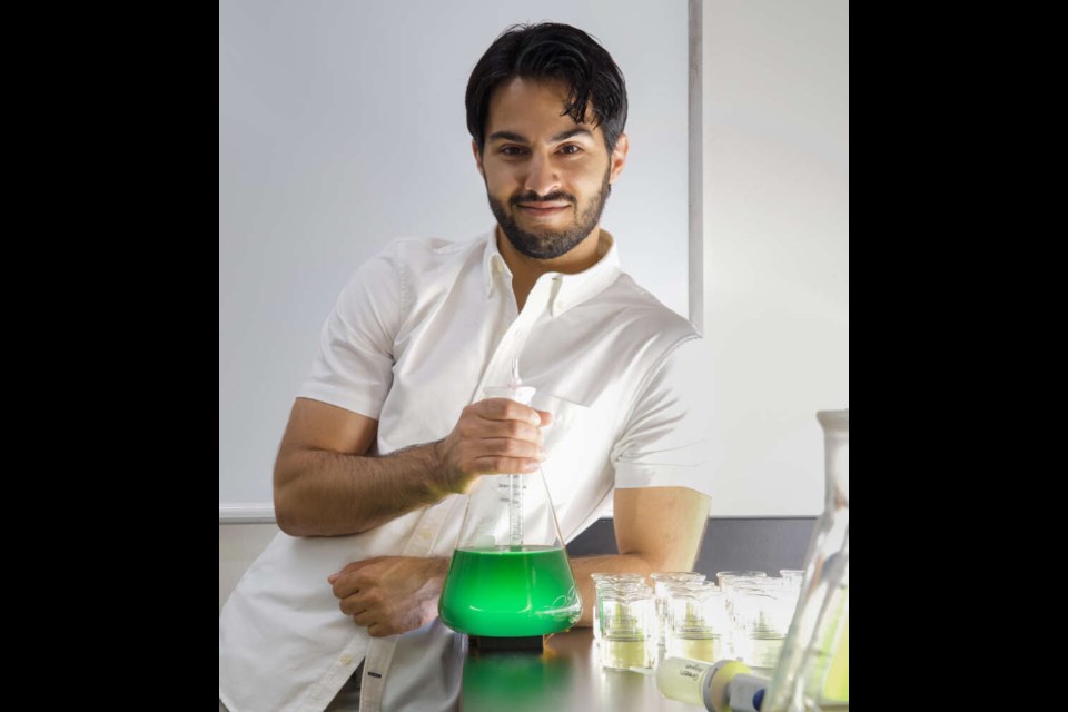 University of Guelph aquatic toxicologist, René Shahmohamadloo.
