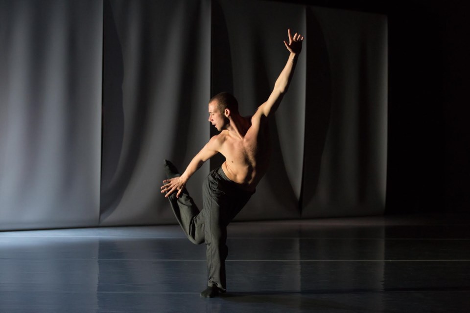 Evan Supple in Sleepless, by Jiri Kylian. Photo courtesy Rosalie O’Connor Photography. 