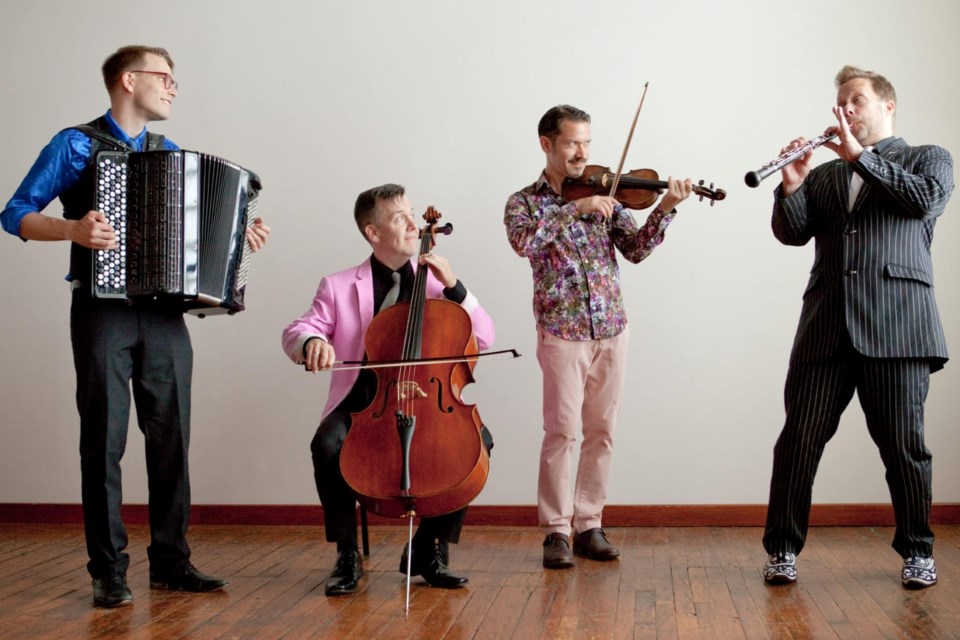 Quartetto Gelato are performing a sold-out show at Guelph Musicfest.