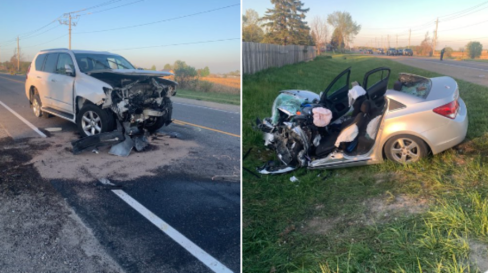 UPDATED Two taken to hospital in Tuesday crash between Guelph and