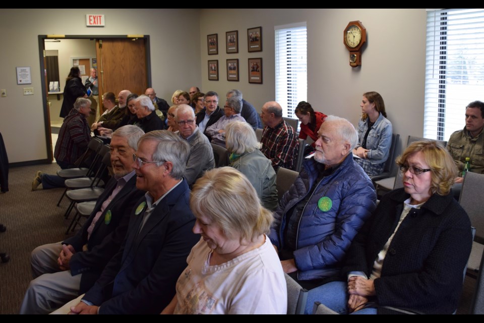 Guelph-Eramosa Township council chambers attracted a capacity crowd for an OMB pre-hearing on Thursday morning. 