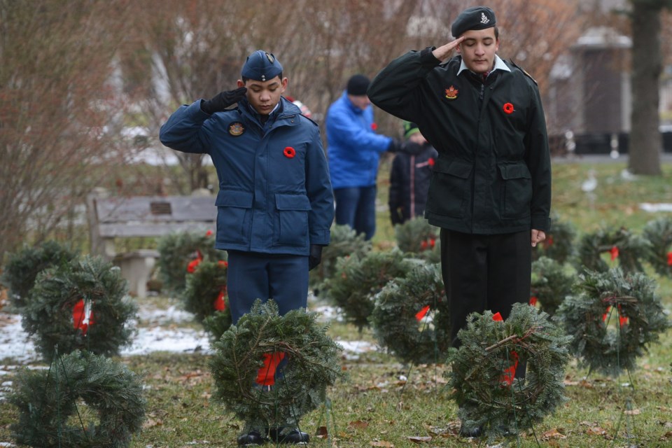 Guelph remembrance day ceremony