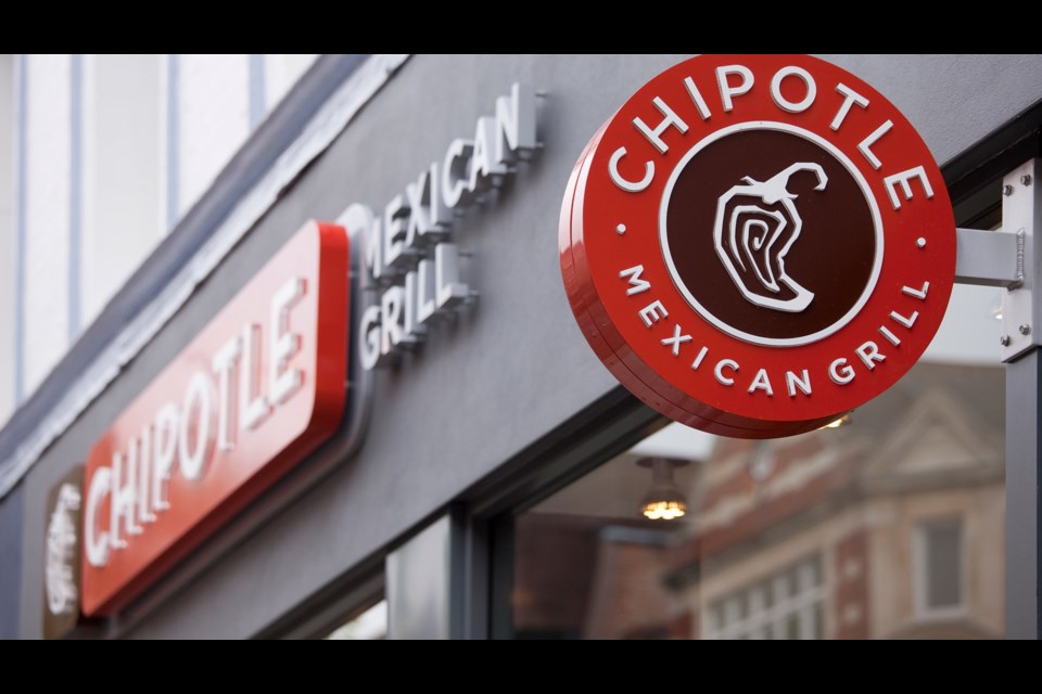 Chipotle Mexican Grill is opening a new location in Guelph this fall.