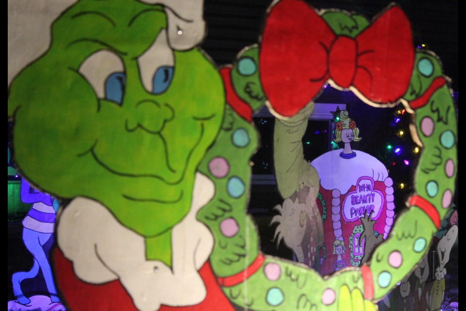 The Grinch is keeping his eyes on the prize on Cheltonwood Avenue.