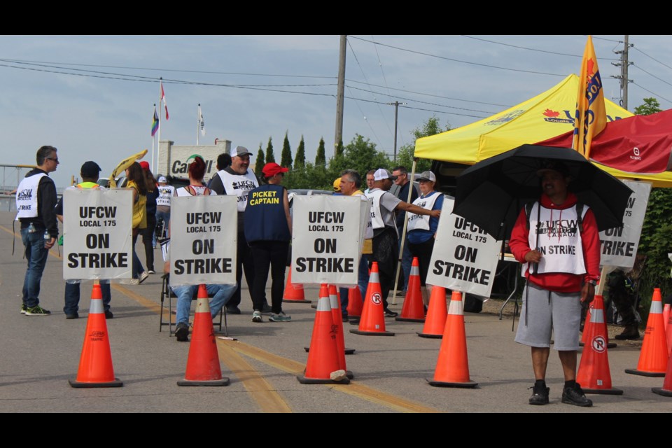 Nearly 1,000 Cargill workers remain on the picket line for a ninth straight day.