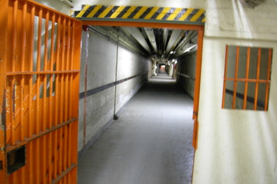 The tunnel running under the Reformatory.