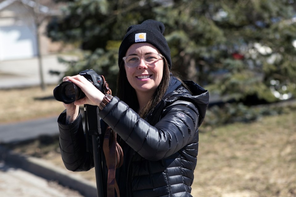 Chantel David-Kieley is a local personal support worker who is dedicating her free time to taking free portraits of people and expressing the importance of social distancing. Kenneth Armstrong/GuelphToday