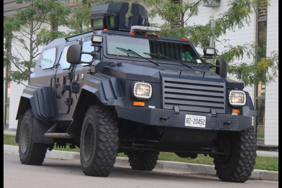 Guelph police added a community rescue vehicle to its fleet. Officials say the armoured vehicle will provide protection in high risk, low frequency situations where there's a threat of violence or firearms usage.