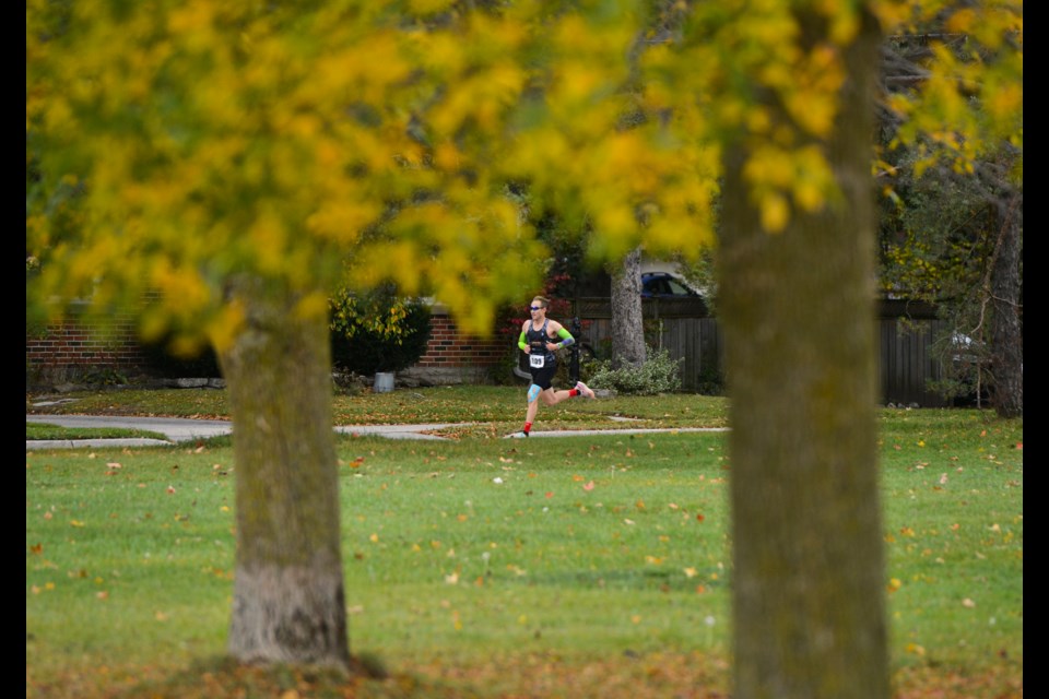 It was a cold and blustery morning Monday for the Thanksgiving Day Road Races.