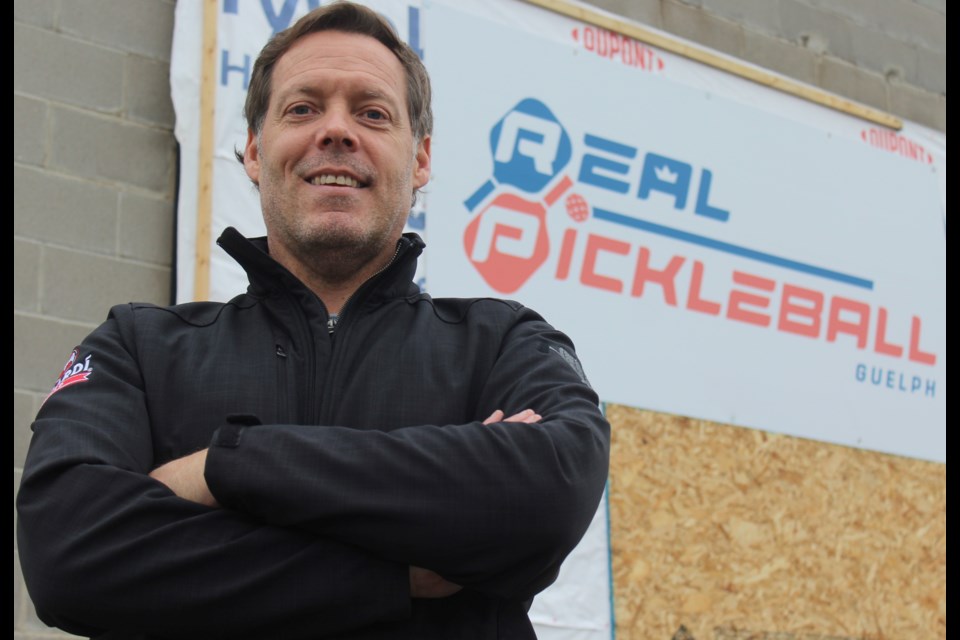 Jason Huether, a co-owner of Real Pickleball Guelph, says the target opening date is in mid-December.